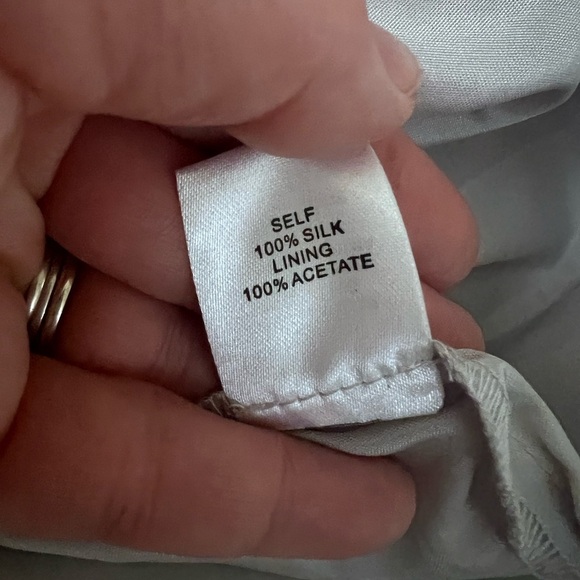 Oleg Cassini 100% Silk Y2K 90s Babydoll Colorful Cocktail Dress size 10 - Picture 10 of 14